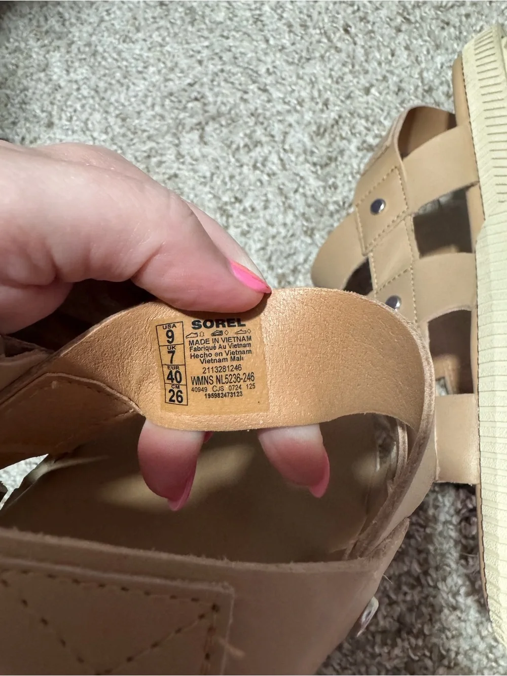 Sorel ONA AVE Slingback Flat Sandal - Picture 9 of 9